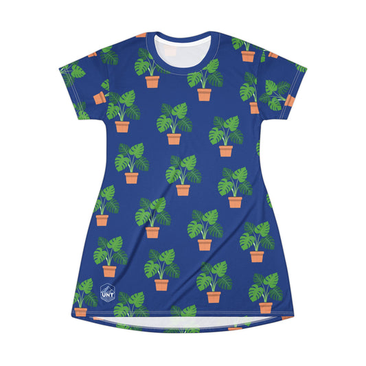Monstera T-Shirt Dress