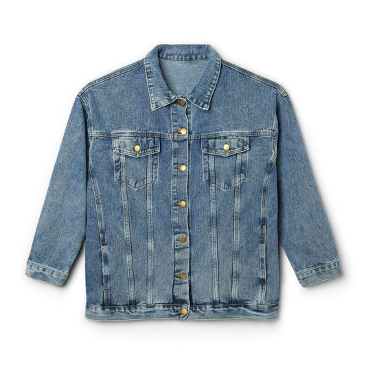 Watercolor Bear Women's Denim Jacket