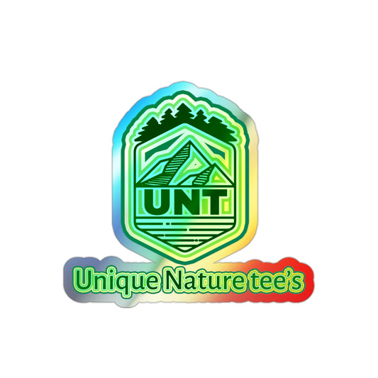 UNT holographic sticker