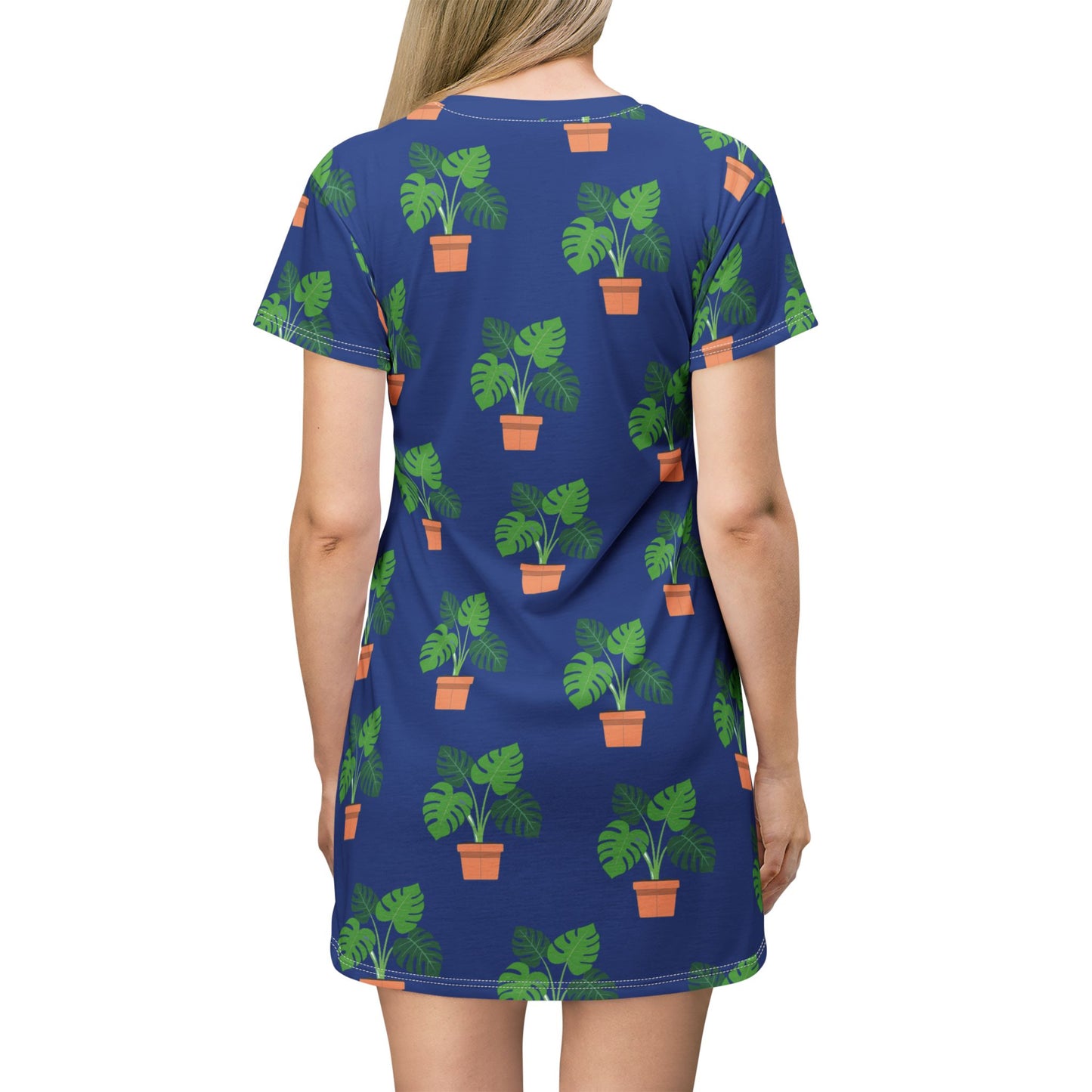 Monstera T-Shirt Dress