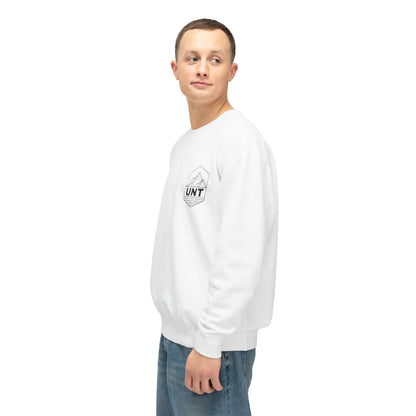 Tree & Bear on Sleeve Unisex Lightweight Crewneck Sweatshirt