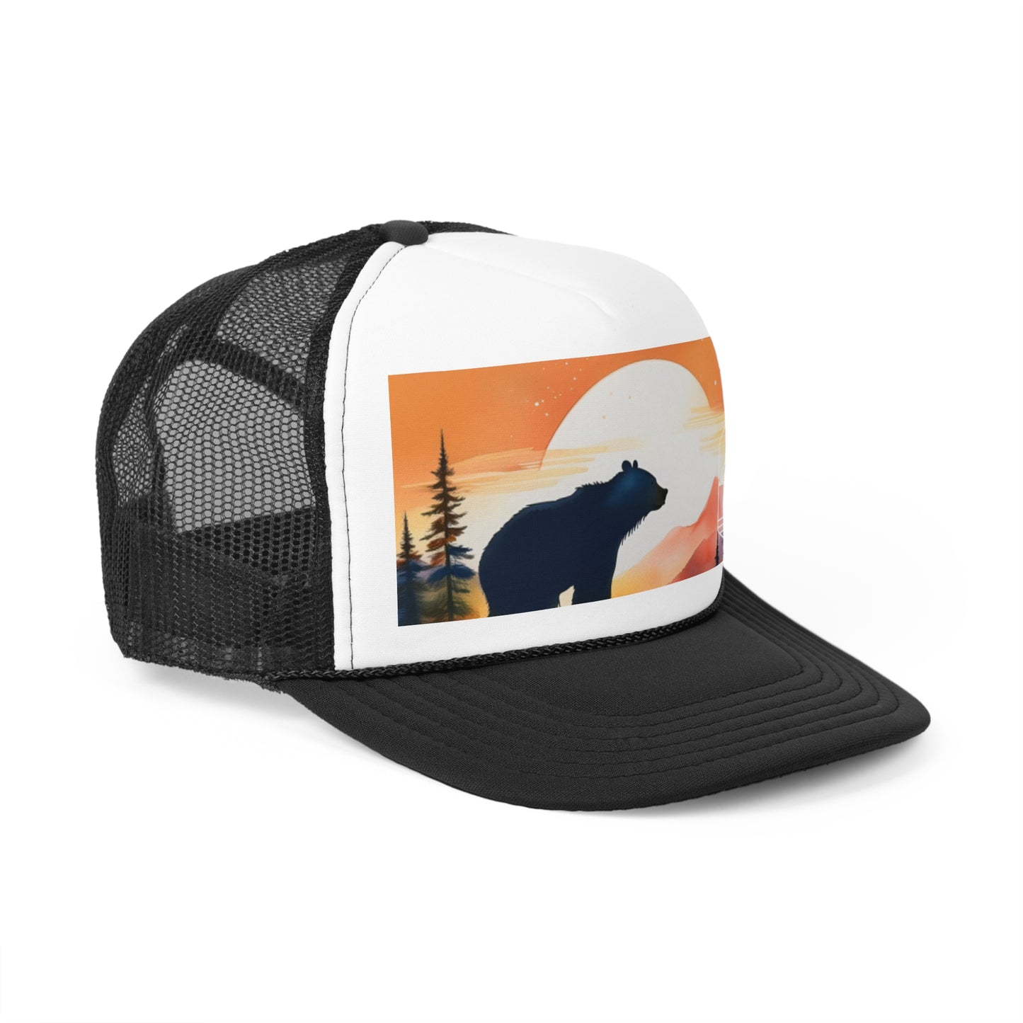 Bear Sunset Trucker Cap