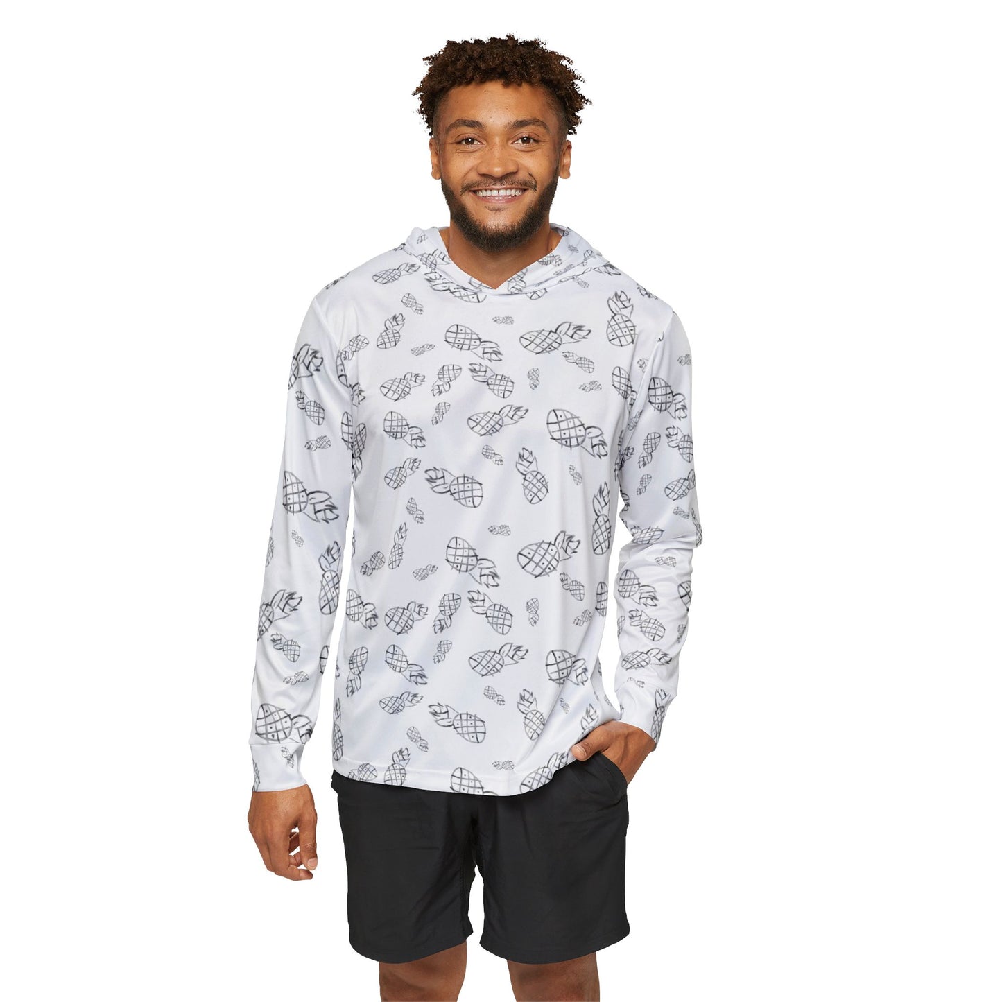 Dry erase board pineapples warm up hoodie
