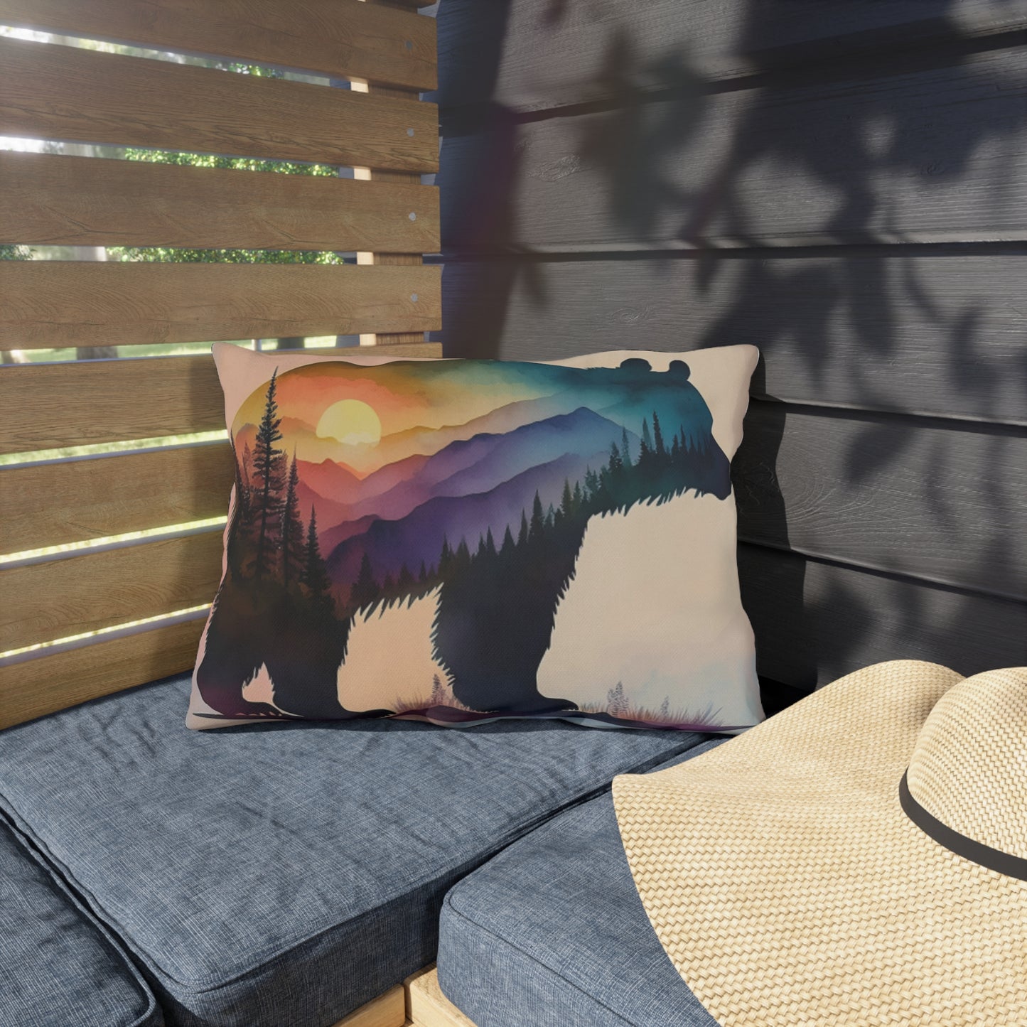 bear  Outdoor plant Pillows