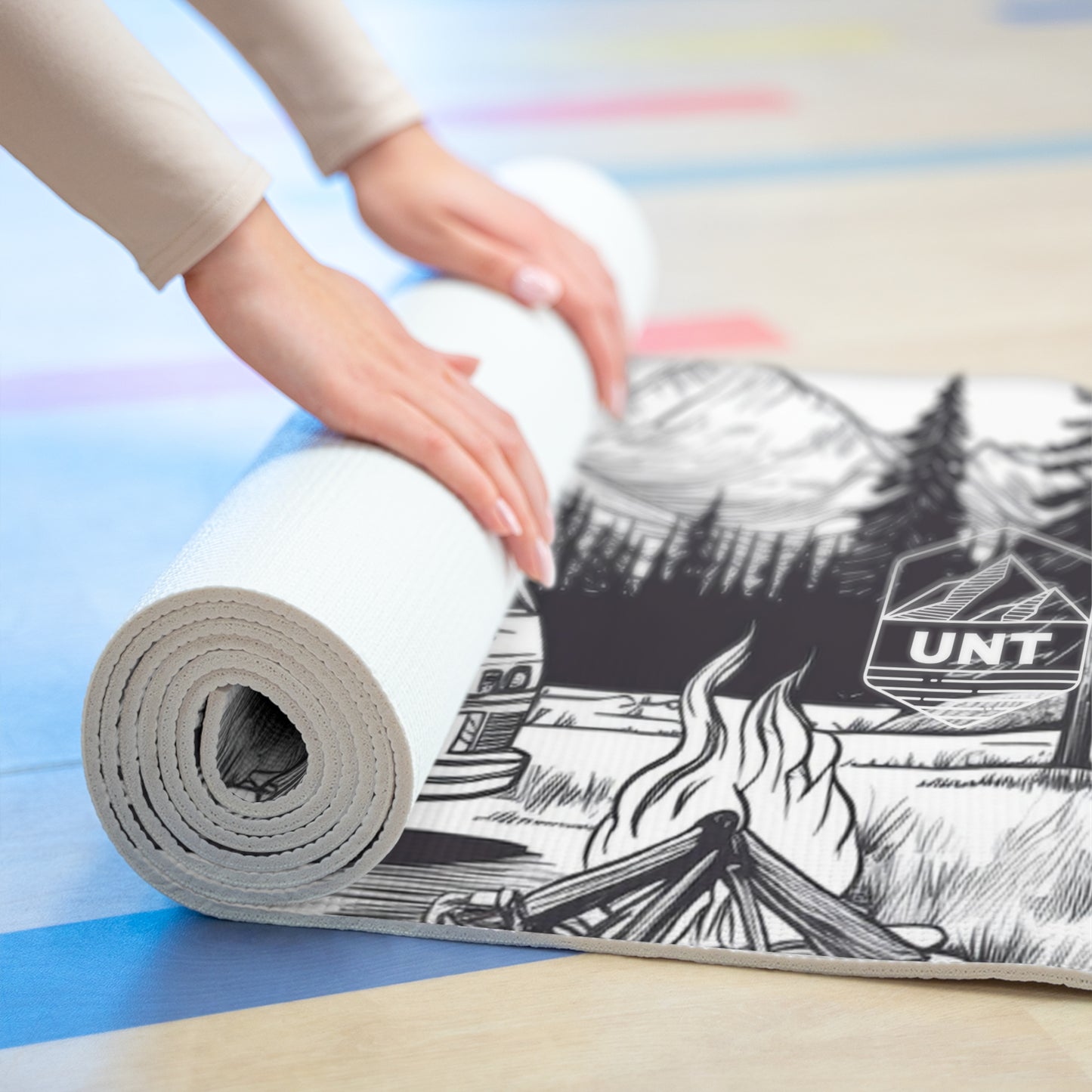 camper van Foam Yoga Mat