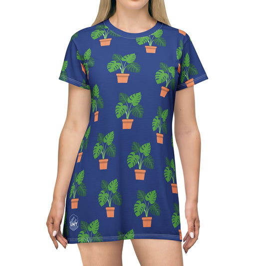 Monstera T-Shirt Dress