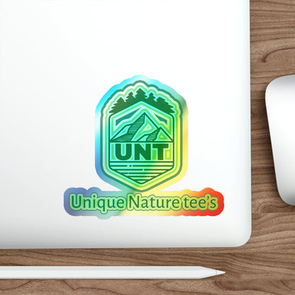 UNT holographic sticker
