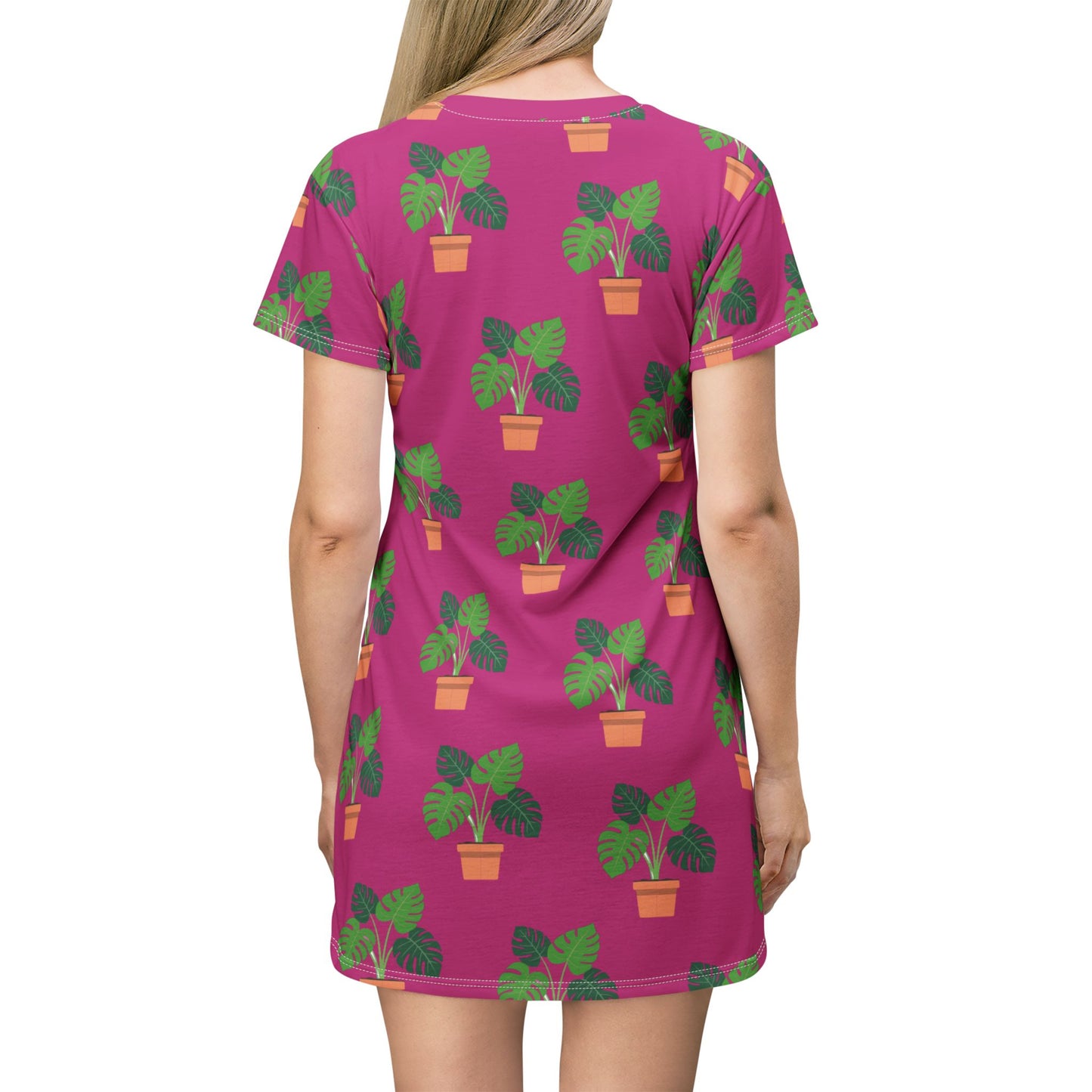 Monstera T-Shirt Dress