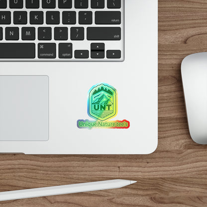 UNT holographic sticker