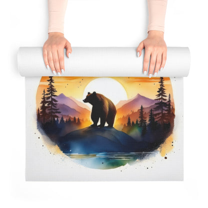 Bear Sunset Foam Yoga Mat