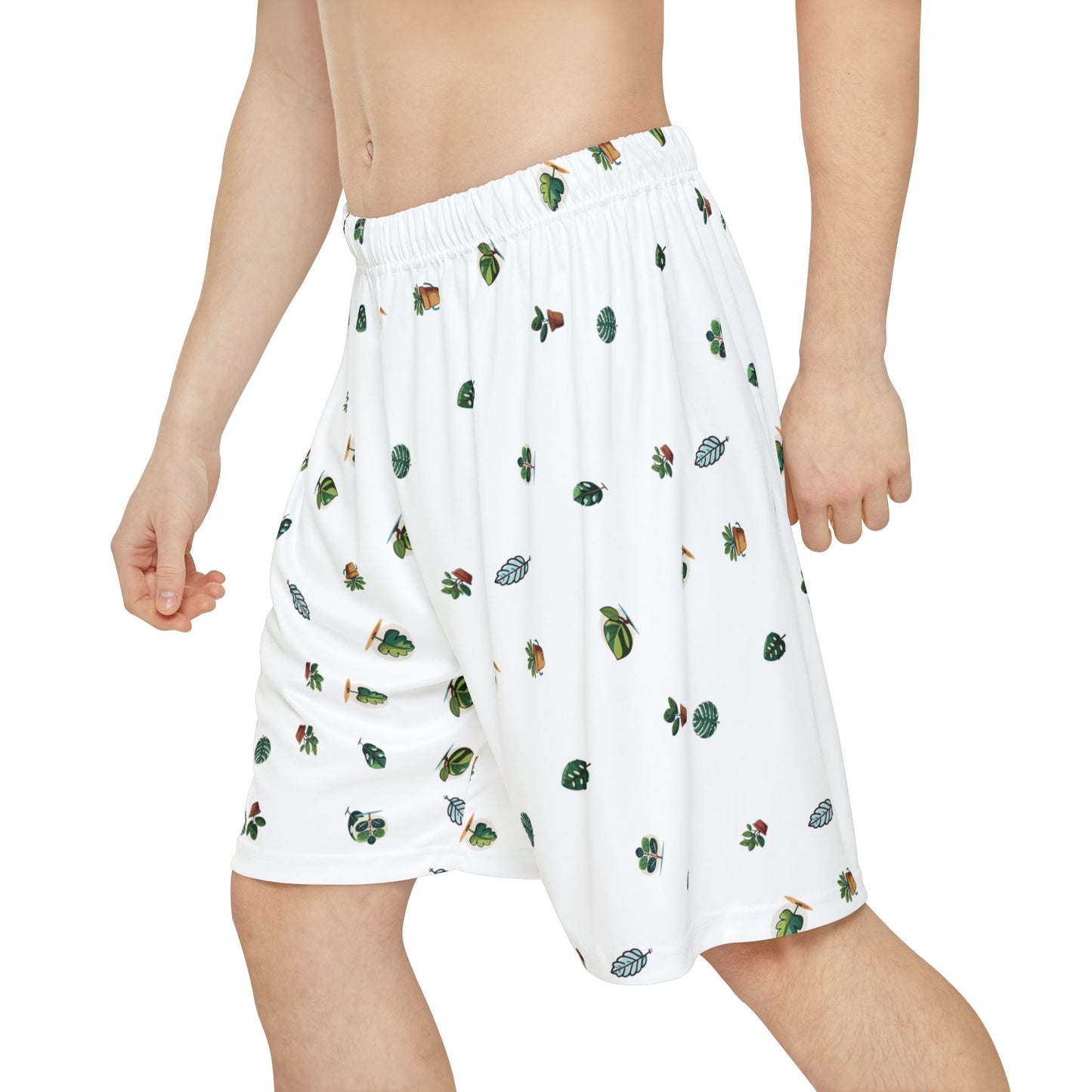 Men’s house plant leaf Sports Shorts