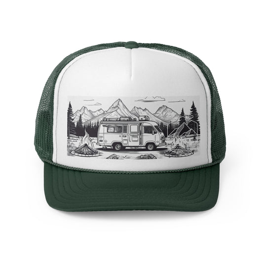 Camper Van Trucker Cap