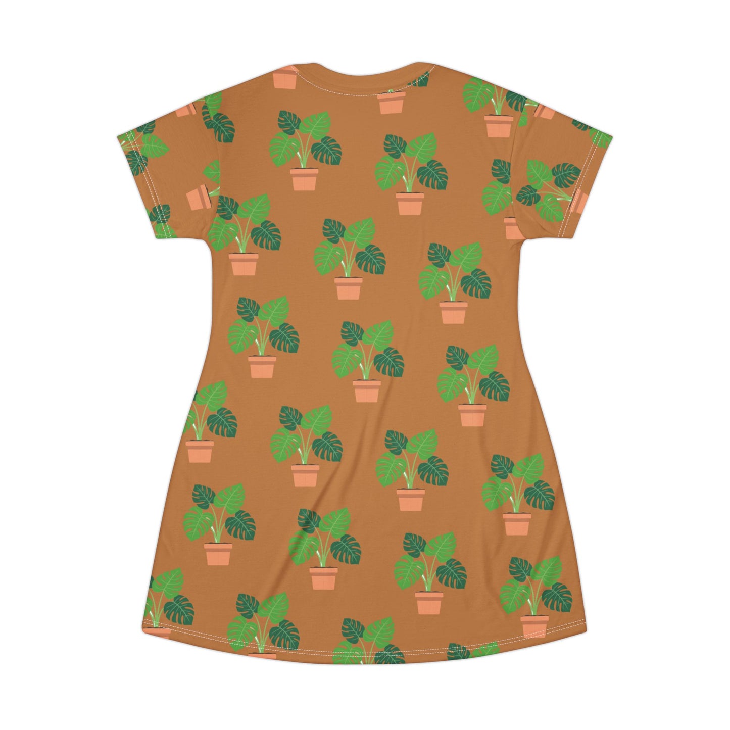 Monstera T-Shirt Dress