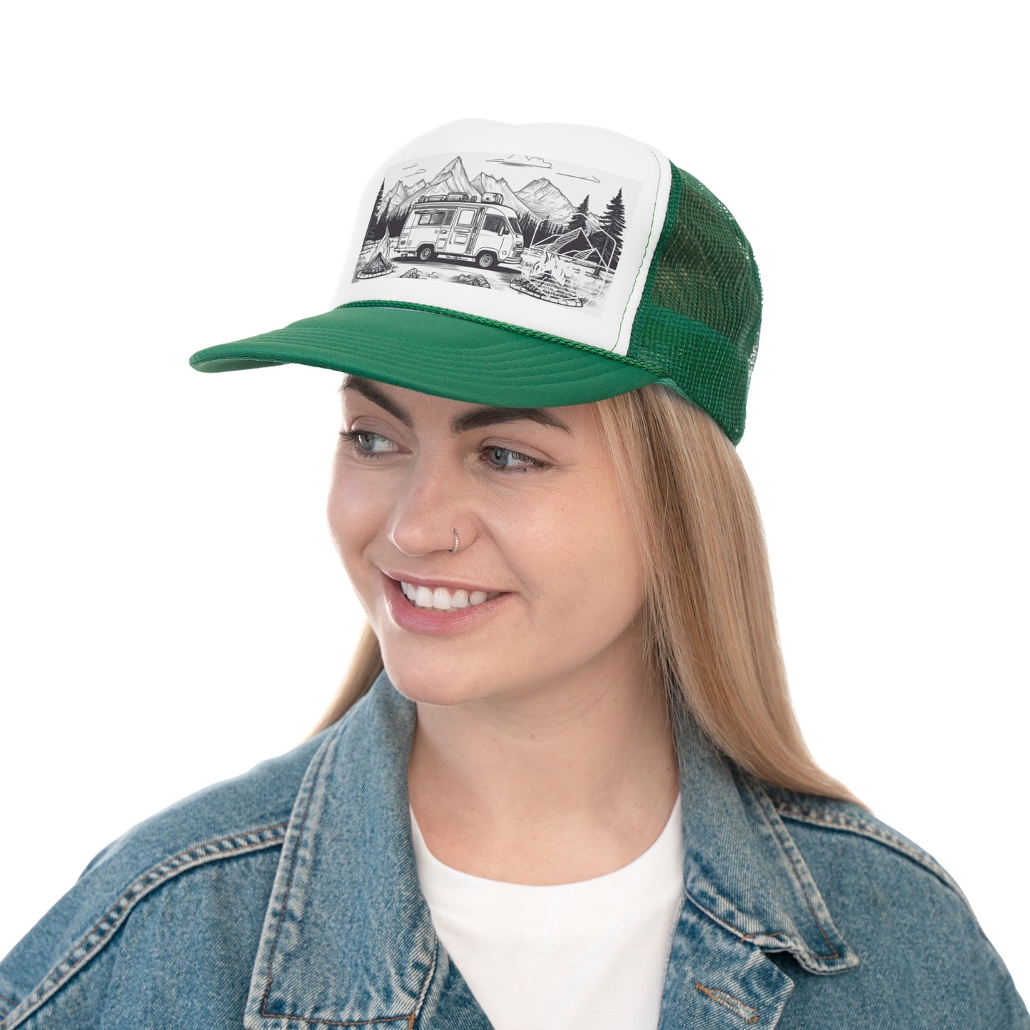 Camper Van Trucker Cap