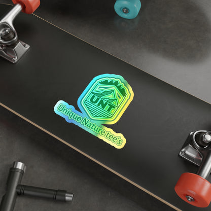 UNT holographic sticker