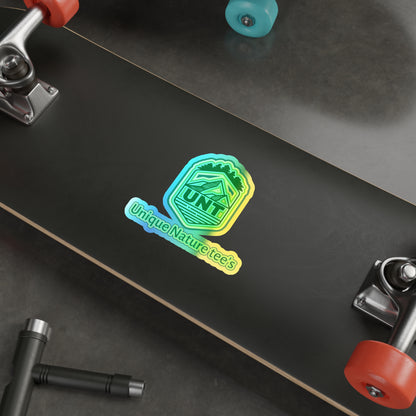 UNT holographic sticker