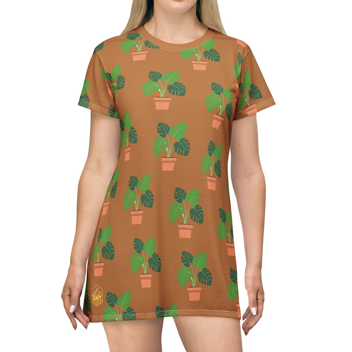 Monstera T-Shirt Dress