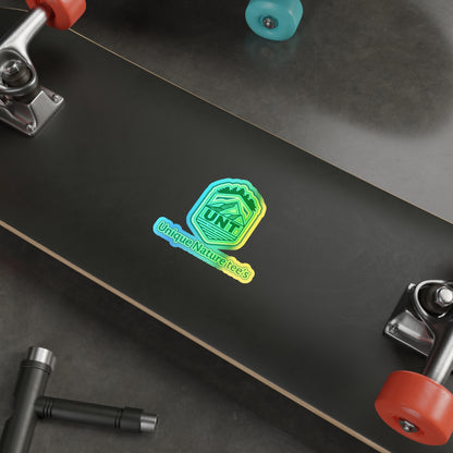 UNT holographic sticker