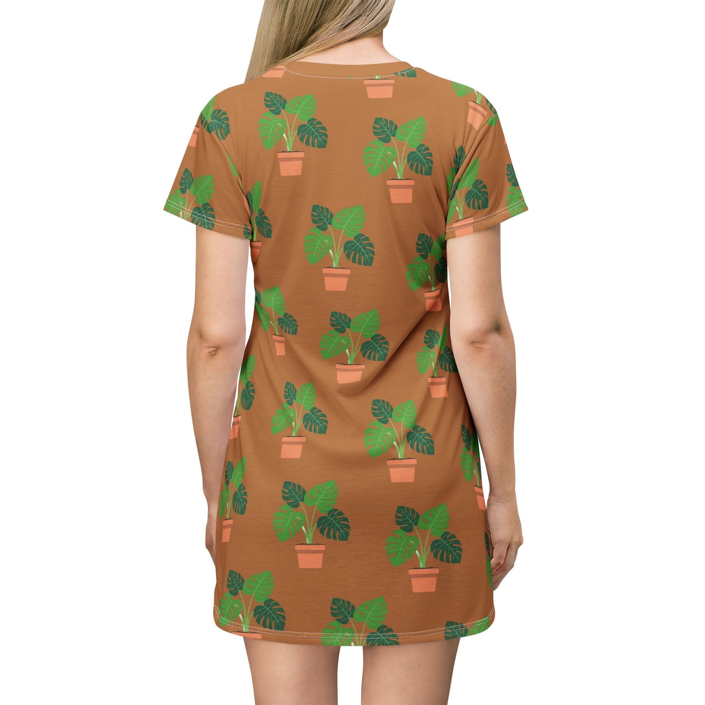 Monstera T-Shirt Dress