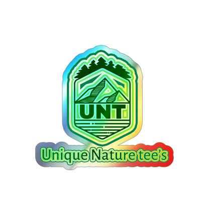 UNT holographic sticker
