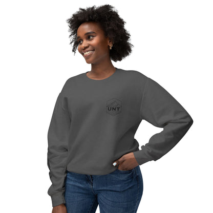 Tree & Bear on Sleeve Unisex Lightweight Crewneck Sweatshirt