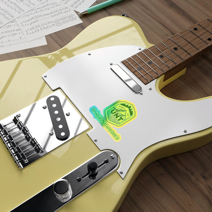 UNT holographic sticker